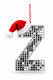 Mirror Alphabet Christmas Decoration – 14cm