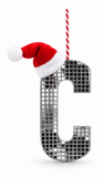 Mirror Alphabet Christmas Decoration – 14cm