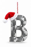 Mirror Alphabet Christmas Decoration – 14cm