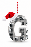 Mirror Alphabet Christmas Decoration – 14cm