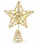 Metallic Star Tree Topper – 13cm