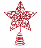 Metallic Star Tree Topper – 13cm