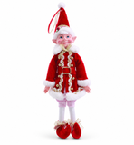 Pink Peppermint Poseable Elf Doll – 35cm