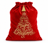 Deluxe Velvet Christmas Sack - 62 x 80 cm