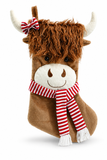 Highland Cow Christmas Stocking - 53 cm