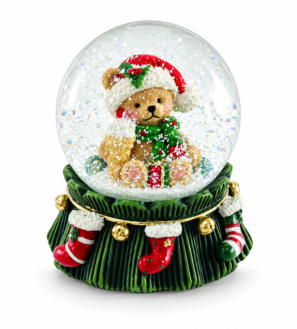 Christmas Teddy Bear Snow Globe – 45 mm
