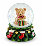 Christmas Teddy Bear Snow Globe – 45 mm