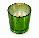 LED Glass Christmas Candle