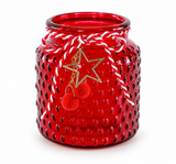 Decorative Glass Christmas Jar – 11cm