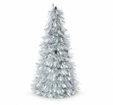 Laser Tinsel Cone Christmas Tree 26 cm