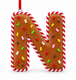 Gingerbread Candy Alphabet Decoration – 11cm