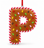 Gingerbread Candy Alphabet Decoration – 11cm
