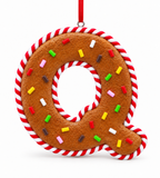 Gingerbread Candy Alphabet Decoration – 11cm