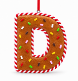 Gingerbread Candy Alphabet Decoration – 11cm