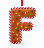 Gingerbread Candy Alphabet Decoration – 11cm
