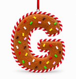 Gingerbread Candy Alphabet Decoration – 11cm