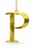 Gold Metal Alphabet Hanging Decoration