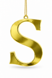 Gold Metal Alphabet Hanging Decoration