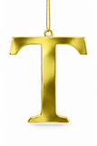 Gold Metal Alphabet Hanging Decoration