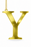 Gold Metal Alphabet Hanging Decoration