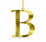 Gold Metal Alphabet Hanging Decoration