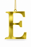 Gold Metal Alphabet Hanging Decoration
