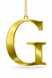 Gold Metal Alphabet Hanging Decoration