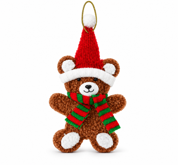 Christmas Teddy Bear Hanging Decoration