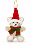 Christmas Teddy Bear Hanging Decoration