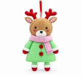 Pastel Reindeer Hanging Decoration