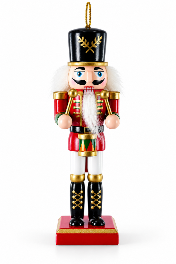 Metallic Nutcracker Hanging Decoration – 12.5cm