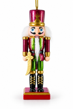 Metallic Nutcracker Hanging Decoration – 12.5cm
