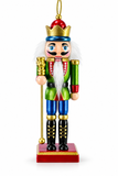 Metallic Nutcracker Hanging Decoration – 12.5cm