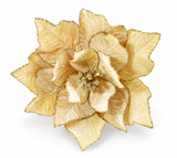 Velveteen Poinsettia Clip
