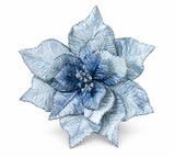 Velveteen Poinsettia Clip