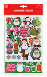 Laser Christmas Character Stickers - 3 Sheets
