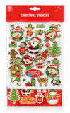 Laser Christmas Character Stickers - 3 Sheets