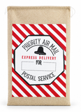 Stamped Christmas Gift Sack - 78 x 48 cm