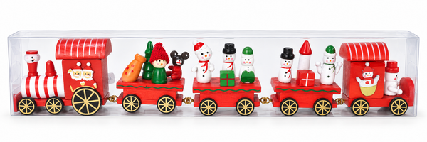 Christmas Tabletop Decorative Train – 5 Carriages
