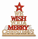 We Wish You a Merry Christmas Table Sign