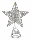 Glitter Star Christmas Tree Topper – 20cm