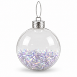 Confetti-Filled Christmas Bauble 80 mm