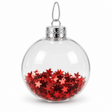 Confetti-Filled Christmas Bauble 80 mm