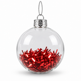 Confetti-Filled Christmas Bauble 80 mm