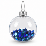 Confetti-Filled Christmas Bauble 80 mm