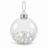 Confetti-Filled Christmas Bauble 80 mm