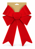 Classic Velveteen Christmas Bow 23 x 38cm