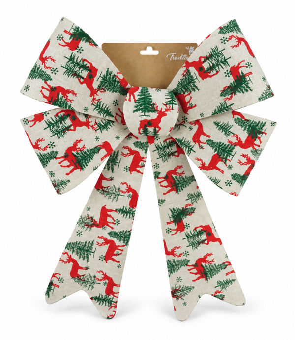 Vintage Christmas Bow 35 x 50cm