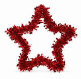 Tinsel Silhouette Star – 33 × 33 cm
