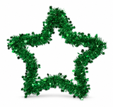 Tinsel Silhouette Star – 33 × 33 cm